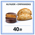 1 Alfajor Vajula + 2 Empanadas