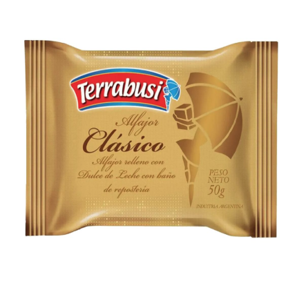 10 alfajores Terrabusi clásico